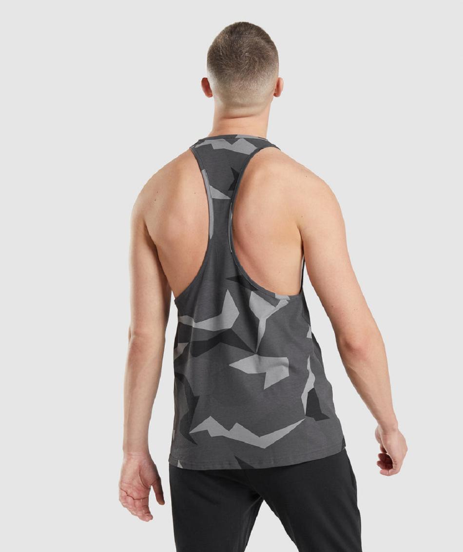 Stringers Męskie Gymshark Critical Czarne | PL 3751XYU